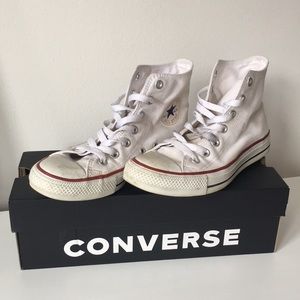 White Converse Chuck Taylors